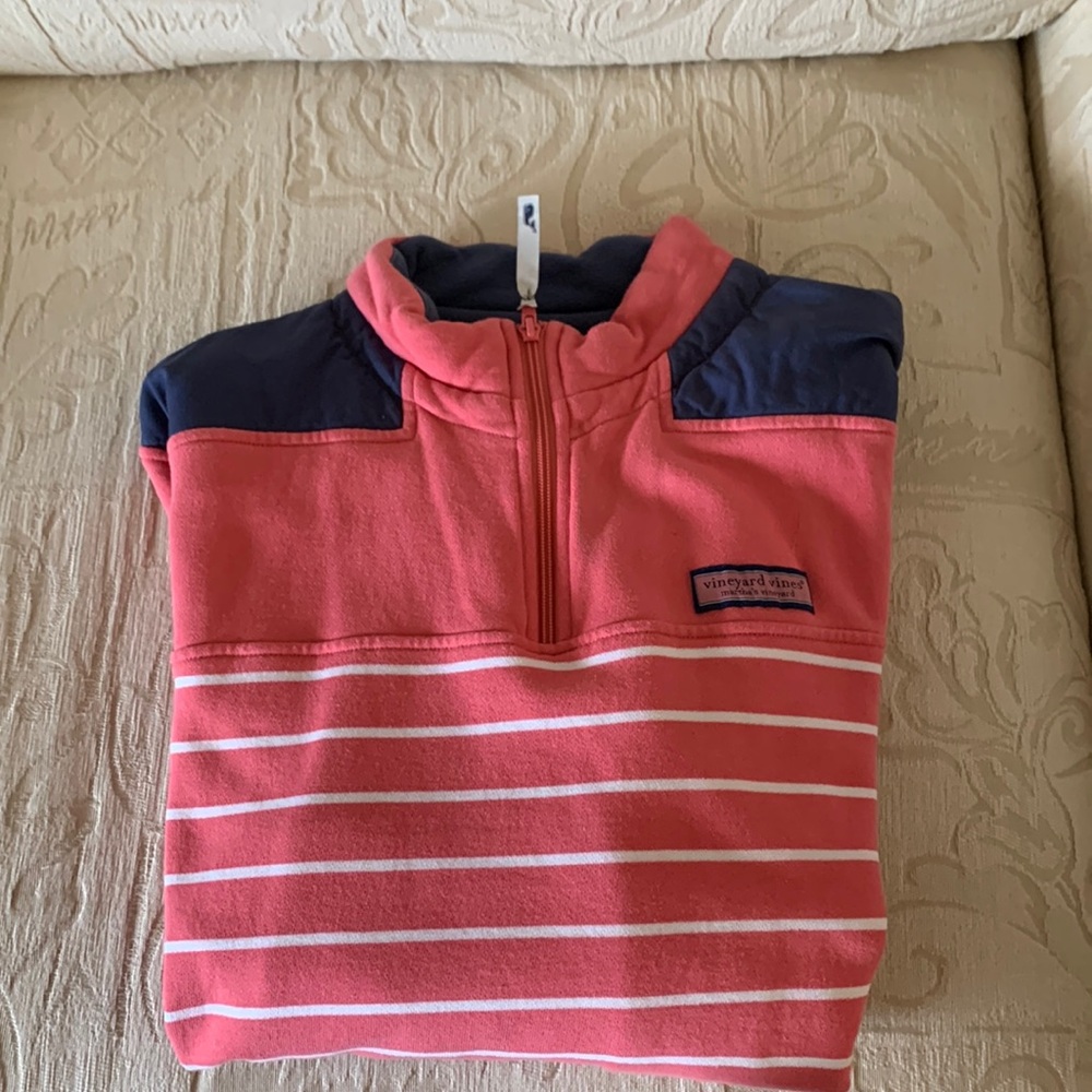 Mens Vineyard Vine Quarter Zip Sweatshirt M